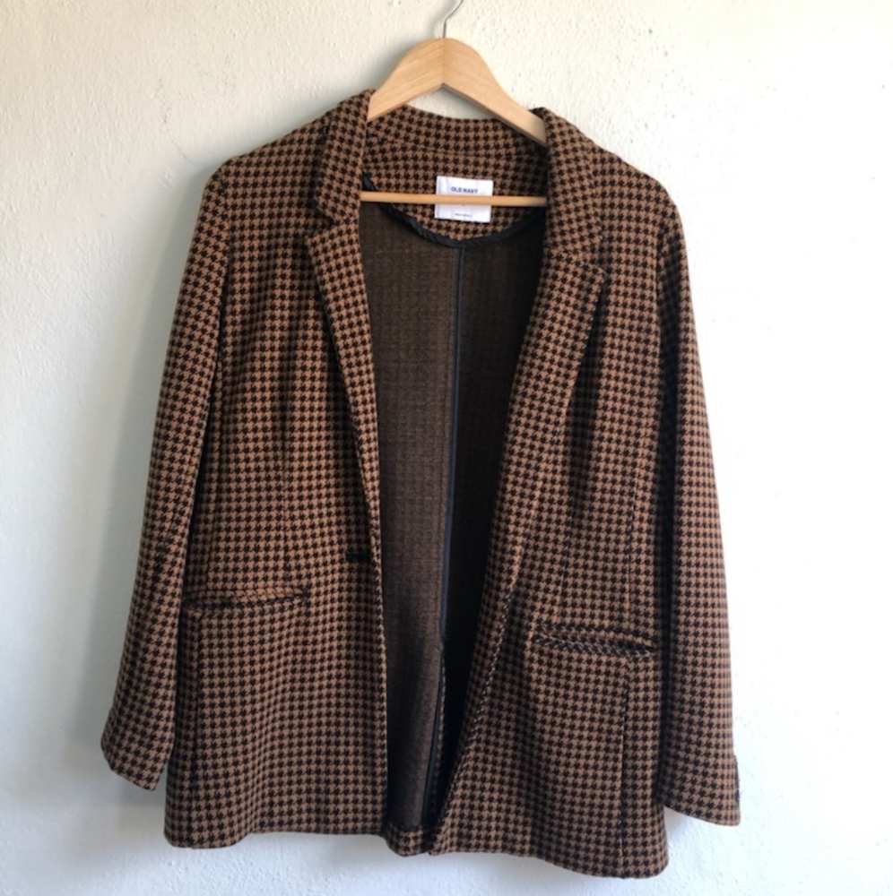 Old Navy Jacquard Boyfriend Blazer